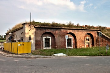 Pravá část Litoměřické brány při pohledu od města – rok 2013.